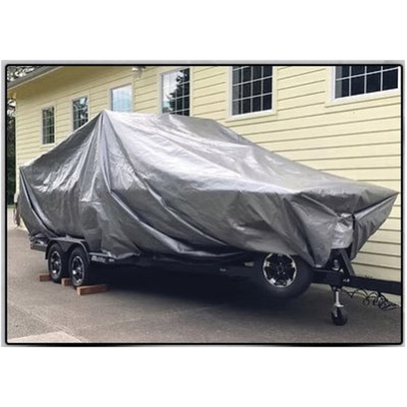 Dry Top GPT4060 Reversible Tarp, Gray Tarp Top, 18 in Grommet Spacing, Resists: UV