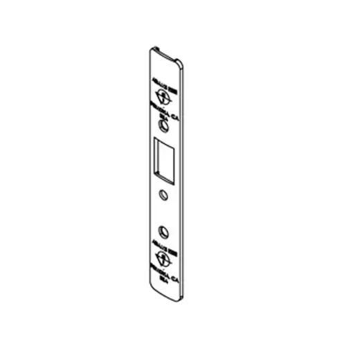 Adams Rite 24-0137-01-628 Faceplate Kit with Screws, Flat or Bevel, 8400, 8475 Exit Devices, and 4900 Heavy Duty Mortise Deadlatch, 628/US28 Aluminum Clear Anodized