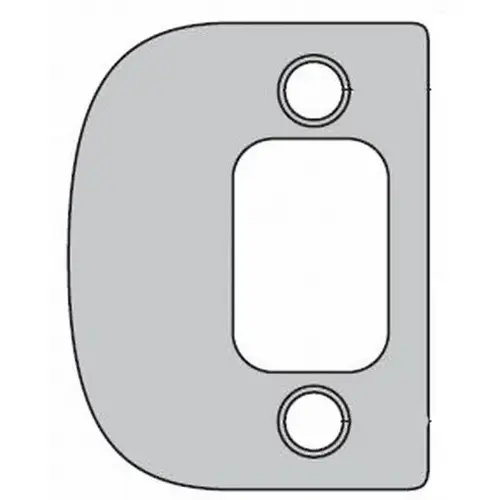 Kwikset 84638-514 Deadbolt Strike, Iron Black