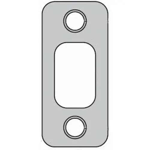 Kwikset 85063-15A Deadbolt Strike, Satin Nickel Blackened