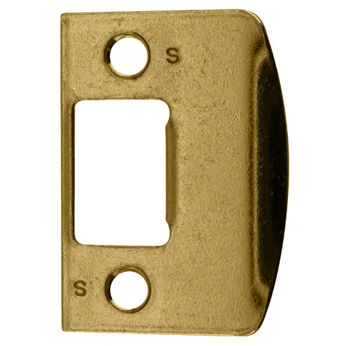 Schlage Commercial 10-026 609 Square Corner Full Lip Strike Satin Brass Blackened