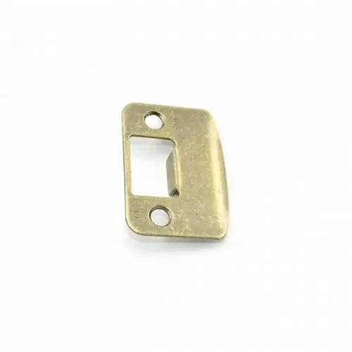 Schlage Commercial 10-027 609 Round Corner Full Lip Strike Antique Brass Finish