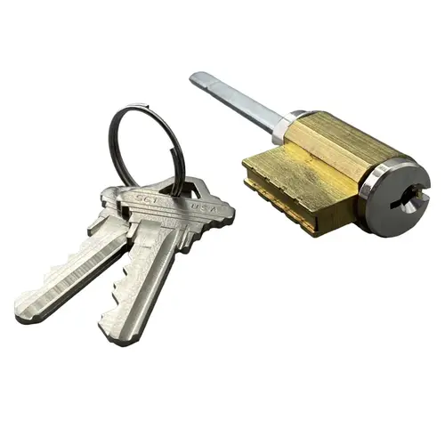 Yale Real Living AYRD200-SCKA-26 Cylinder, YRD Series Deadbolts, Schlage C Keyway, Chrome