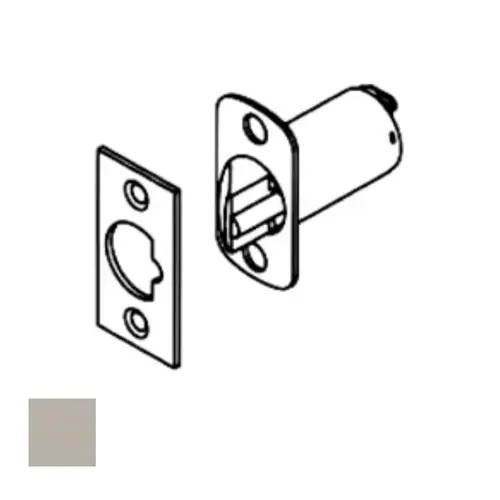 Corbin Russwin 574F29 630 CK4400 2-3/8 Inch Backset Deadlocking Latch, Satin Stainless Steel