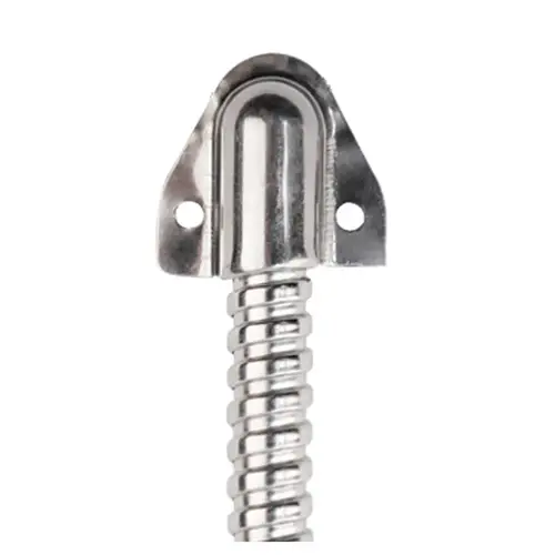Keedex K-DS-12 ARMORED DOOR LOOP 12 INCH SS ARMORED DOOR LOOP 1/4 INCH INSIDE DIAMETER FLEX 12 INCH LENGTH STAINLESS STEEL