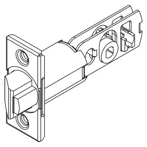 Kwikset 83277-26 Gatelatch Deadbolt Latch Bright Polished Chrome