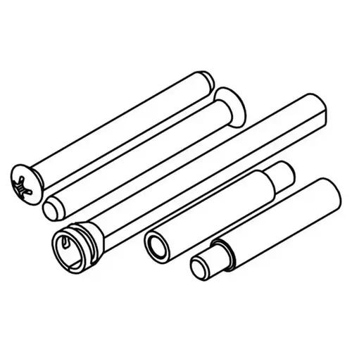 Kwikset 86129 11P 660 Thick Door Kit Screw Pack for 2.25In Thick Doors, Venetian Bronze 11P/716