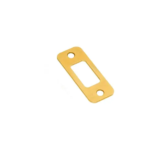 Schlage Residential 10-116 605 Round Corner Deadbolt Strike Bright Brass Finish