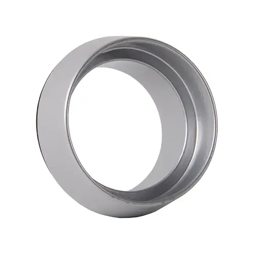 Adams Rite MS4043-00-130 Cylinder Guard, 1/8" Stile Wall, 5 or 6 Pin Cylinder, 628/130 Aluminum Clear Anodized
