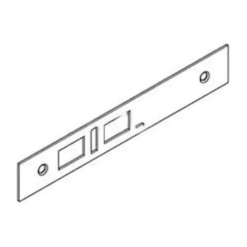 Corbin Russwin 681F31 606 ML2000 Armored Front for LatchBolt, latch, aux latch, toggle, Satin Brass