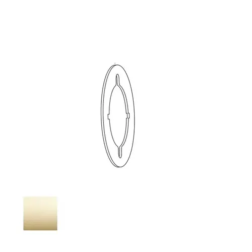 Marks K1904/3 Spacer Pair for 1-3/8" Door for 175/195 Series, Bright Brass US3/605