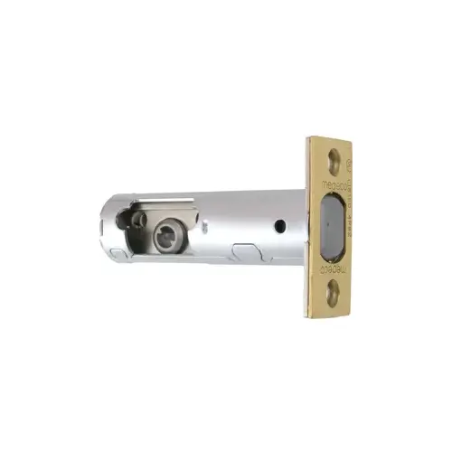Medeco Security Locks 11-0A1912-06 2 3/8" Maxum Bolt 1 1/8" X 2 1/4" Faceplate, Satin Brass