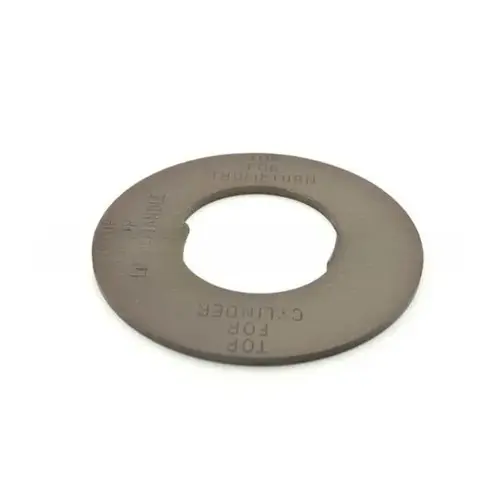 Schlage Commercial 38-032 613 2-7/8" Diameter Deadbolt Adapter Ring, Oil Rubbed Dark Bronze