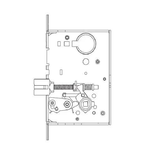 Schlage L283-131 Lock Case, L9010