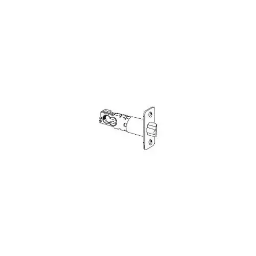 Schlage Residential 16-201-605 Radius Round Corner Springlatch, Bright Polished Brass