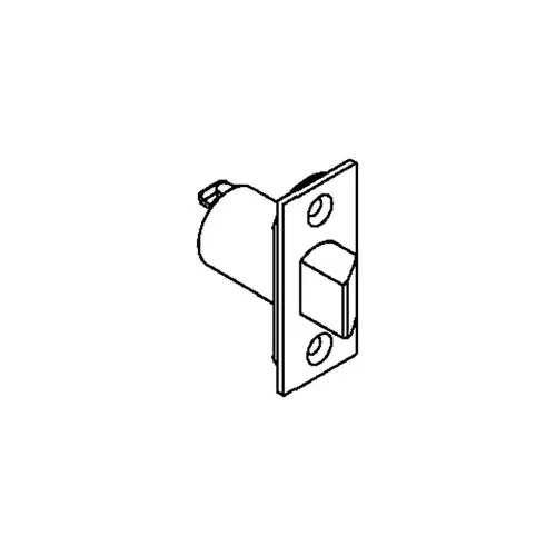 Falcon Q330-207-630 Square Corner 2-3/8" Springlatch, Satin Stainless Steel