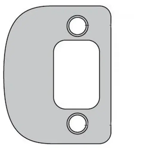 Kwikset 85303-15A Deadbolt Strike, Satin Nickel Blackened