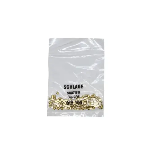 LAB SECURITY SCH34-208 KIT - #8 Schlage Master Pin .120, Polybag 100 Pins