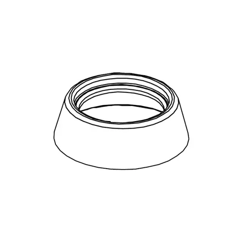 Marks A9276/26D Tapered Collar with Insert, 1/2" High, Satin Chrome US26D/626