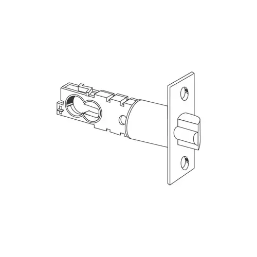 Schlage Commercial 16-203 605 S Series Square Corner Adjustable Dead Latch Bright Brass Finish