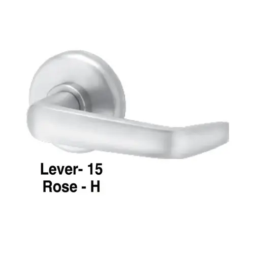 Stanley Best 40HTKIS115H626 Inside Lever Only Trim Kit with 15 Lever and H Rose Satin Chrome Finish