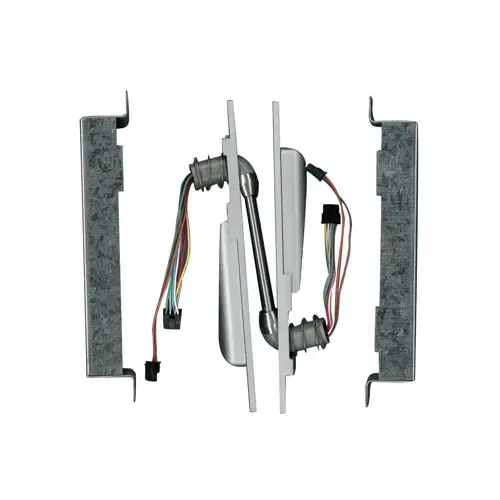 Von Duprin EPT10 SP28 Electric Power Transfer with Ten 24 Gauge Wires, Lacquer Sprayed Aluminum Finish