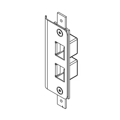 Adams Rite 2101-01-630 Aluminum Door Lock Parts and Accessories Satin Stainless Steel