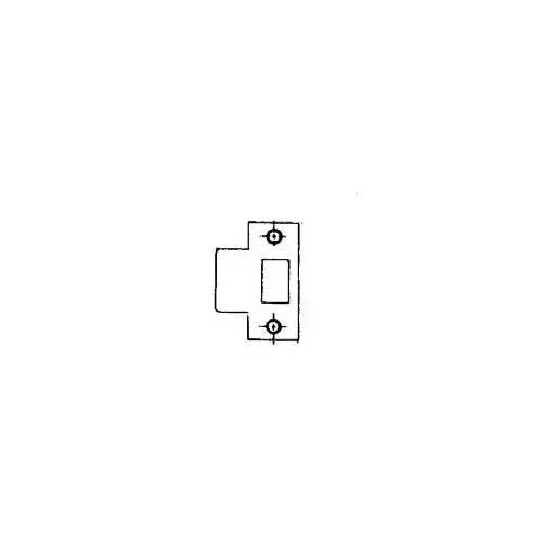 Baldwin 5510102E178 1 7/8" Extended Lip T Strike Oil Rubbed Bronze