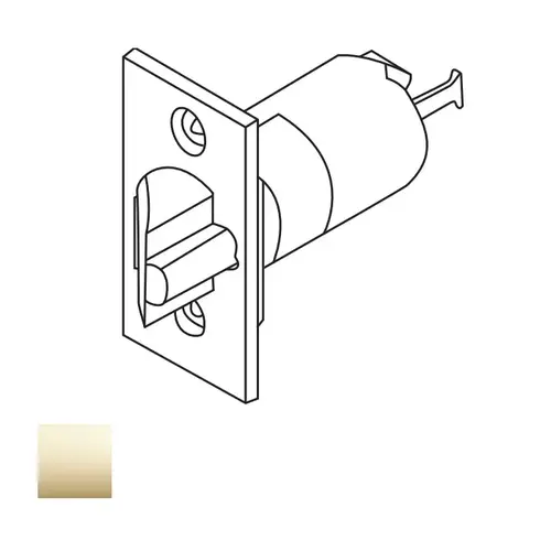 Corbin Russwin 586F17 605 CL3300 2-3/4 Inch Backset Deadlocking Latch, Bright Polished Brass