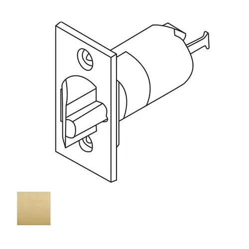 Corbin Russwin 586F17 606 CL3300 2-3/4 Inch Backset Deadlocking Latch, Satin Brass