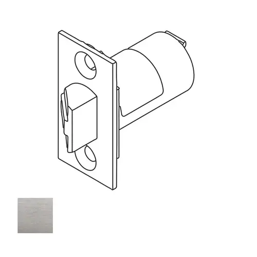 Corbin Russwin 586F80 626 CL3300 3-3/4 Inch Backset Plain Latch, Satin Chrome