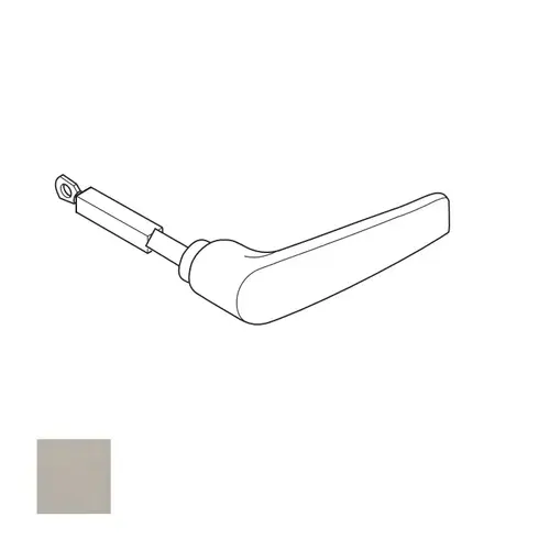 Corbin Russwin 670F73 630 ML2000 AS Outside Lever & Spindle, Satin Stainless Steel