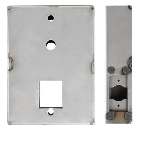 Keedex K-BXCL4000 GATE BOX - CODELOCK 4000 GATE BOX- CODELOCK 4000 LBFR70 LATCH 14 GAUGE STEEL