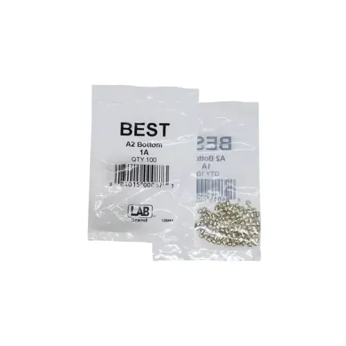 LAB SECURITY BEST-1A-P1-NS Best A2 Original SFIC 1A Bottom Pin, Nickel Silver, Poly Bagged