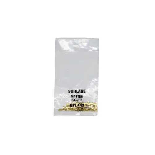 LAB SECURITY SCH34-203 KIT - #3 Schlage Master Pin .045, Polybag 100 Pins