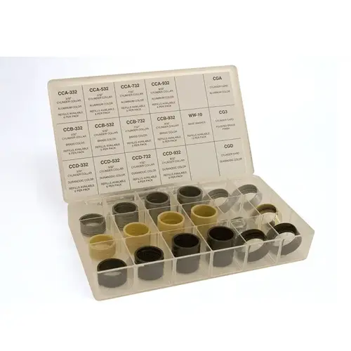 Major Mfg CAK-15 Spacer Collar Assortment/Accessory Kit for Mortise Cylinders