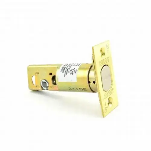 Schlage Commercial 12-297 605 B600 Series Square Corner Adjustable Deadbolt with 1-1/8" Face Bright Brass Finish