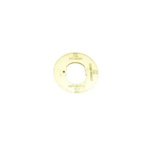 Schlage Commercial 38-032 605 2-7/8" Diameter Deadbolt Adapter Ring, Bright Polished Brass