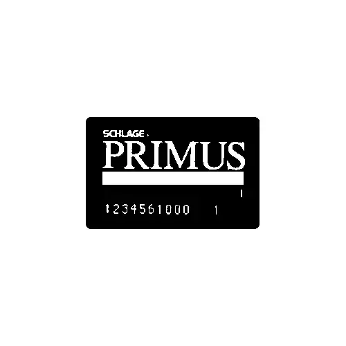 Schlage Lock 40-065-XP 40-065 Cards for Keys Primus
