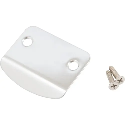 Stone Harbor Hardware 9510-26 Full Lip Round Corner Blank Strike - Polished Chrome