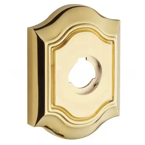 Baldwin R027003FD Estate Solid Brass Rosette Pair