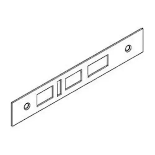 Corbin Russwin 402F29 625 ML2000 Armored Front for Deadbolt, latch, Aux Latch, Toggle, Bright Polished Chrome