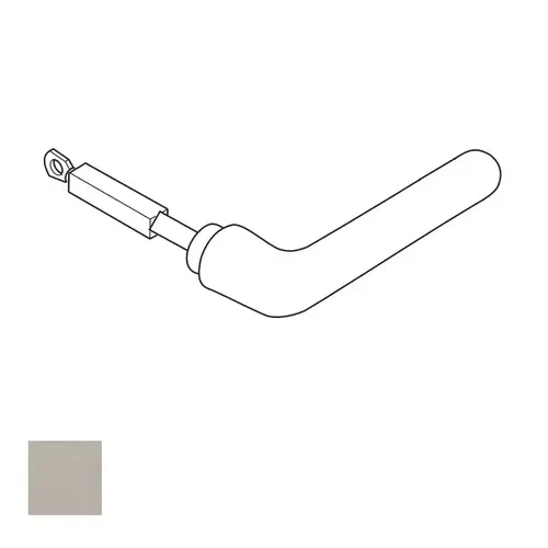 Corbin Russwin 483F83 630 ML2000 RW Outside Lever & Spindle, Satin Stainless Steel