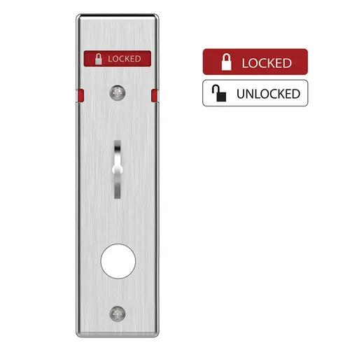 Schlage Commercial L283-437 626 Locked or Unlocked N Escutcheon Indicator Thumbturn Satin Chrome Finish