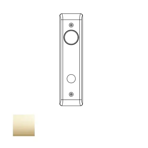 Yale Commercial CN88-208 605 8800 Mortise Outside Escutcheon, Cylinder and Grip, Bright Polished Brass