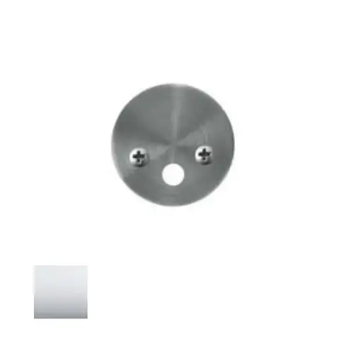 Yale Commercial GF1826 625 8800 Mortise Round Emergency Keyplate with Screws, Bright Polished Chrome
