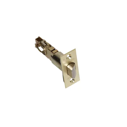 Schlage Residential 16-200-625 F Series Square Corner Faceplate Spring Latch 1" x 2 1/4", Bright Polished Chrome