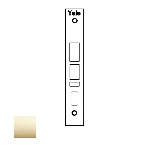 Yale Commercial 50-8847-2219-605 Mortise Armor Front, 8827, 8847, Bright Polished Brass