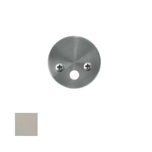 Yale Commercial GF1826-630 8800 Mortise Round Emergency Keyplate with Screws, Satin Stainless Steel