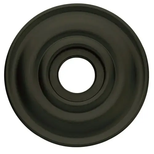 Baldwin 5148190 Estate Solid Brass Rosette Satin Black Pair